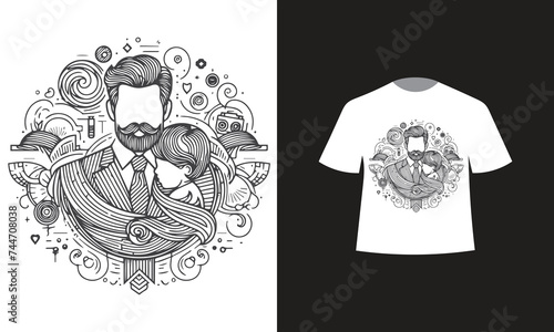 fathers day t-shirt design 2024