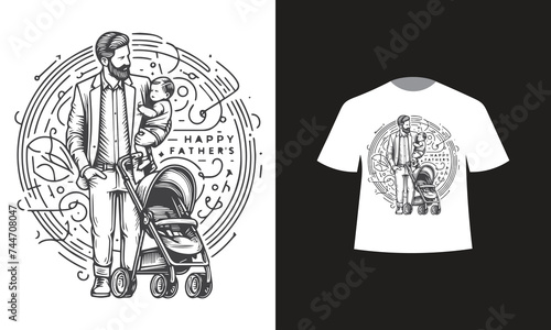 fathers day t-shirt design 2024