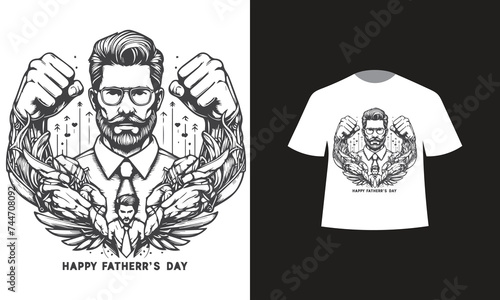 fathers day t-shirt design 2024