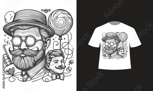 fathers day t-shirt design 2024