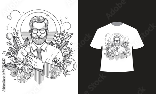 fathers day t-shirt design 2024