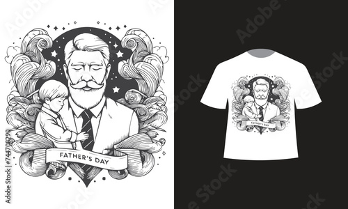 fathers day t-shirt design 2024