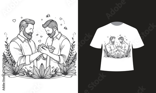 fathers day t-shirt design 2024