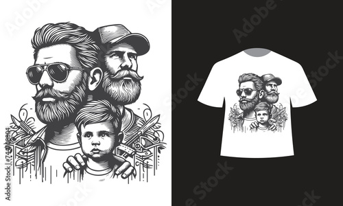 fathers day t-shirt design 2024