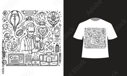 fathers day t-shirt design 2024