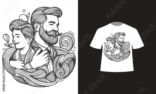 fathers day t-shirt design 2024