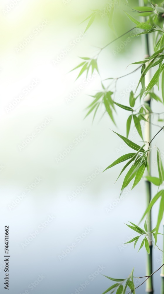 Fototapeta premium Chinese Bamboo Forest UltraHigh Resolution PPT Background
