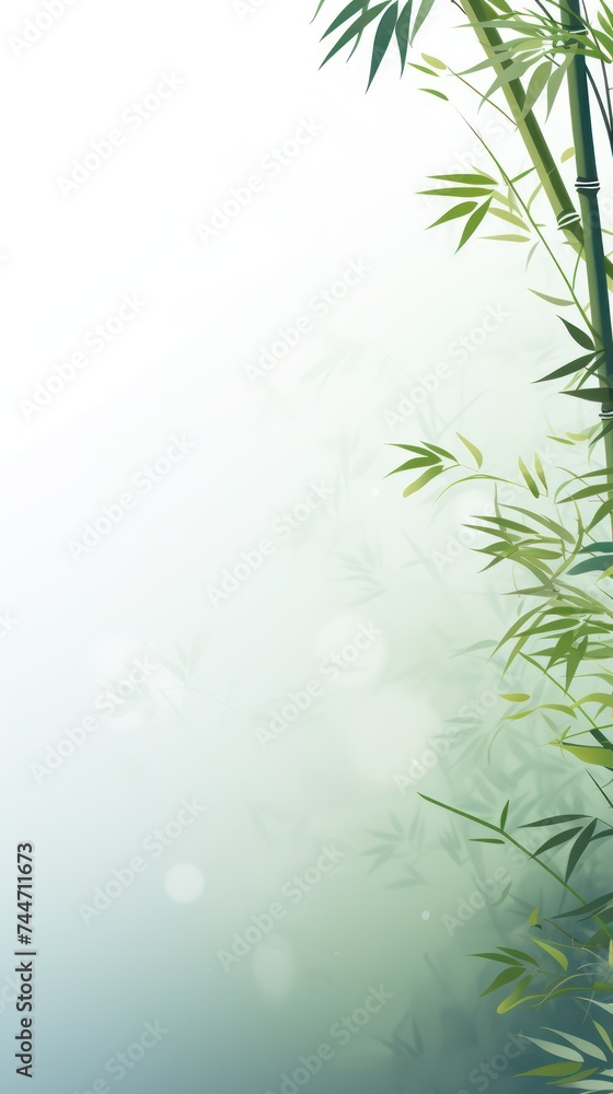 Fototapeta premium Chinese Bamboo Forest UltraHigh Resolution PPT Background