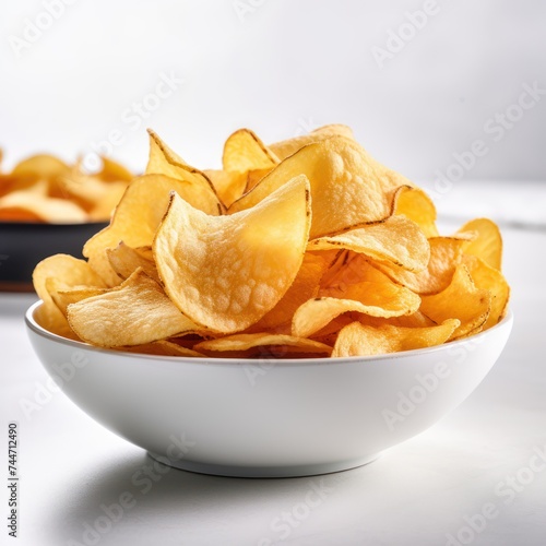 Crunchy Snack Chips in a Bowl Perfect for Movie Nights!