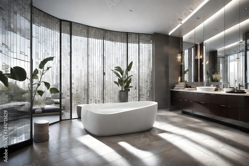 modern bathroom interior