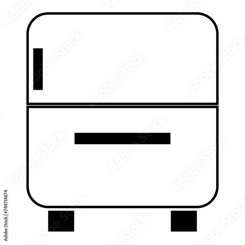 illustration of a refrigerator