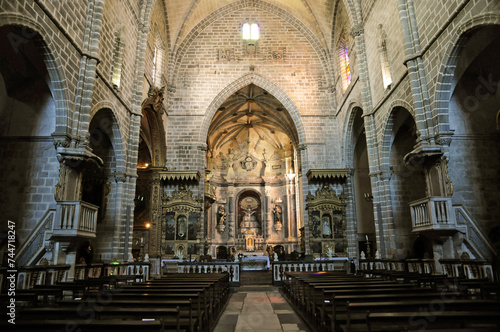 Evora  Portugal - july 3 2010   the saint francisco church
