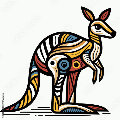 kangaroo cartoon character