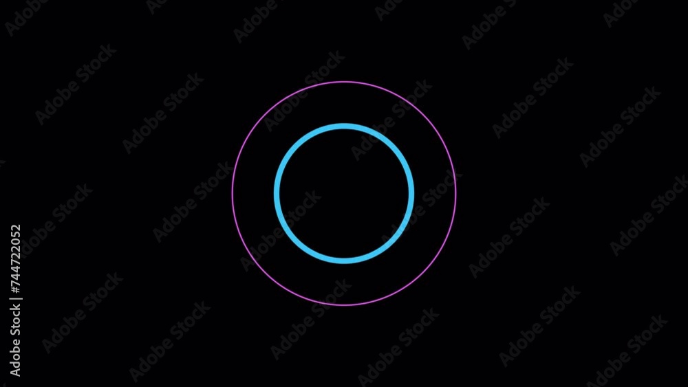 Circle creates wave. Loopable 2d animation video. Motion graphics with alpha channel. Circle creates wave. Loopable 2d animation video. Motion graphics with alpha channel.