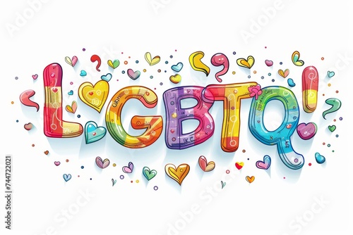 LGBTQ Pride ambonec. Rainbow backlighting colorful rainbow walkway diversity Flag. Gradient motley colored hunter green LGBT rights parade festival dark byzantium diverse gender illustration