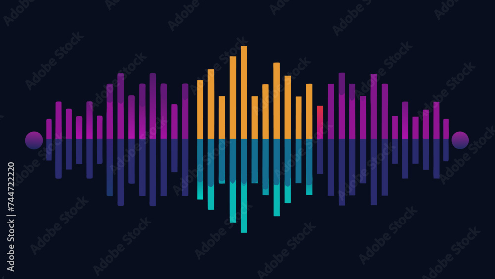 abstract equalizer wave background abstract equalizer wave background