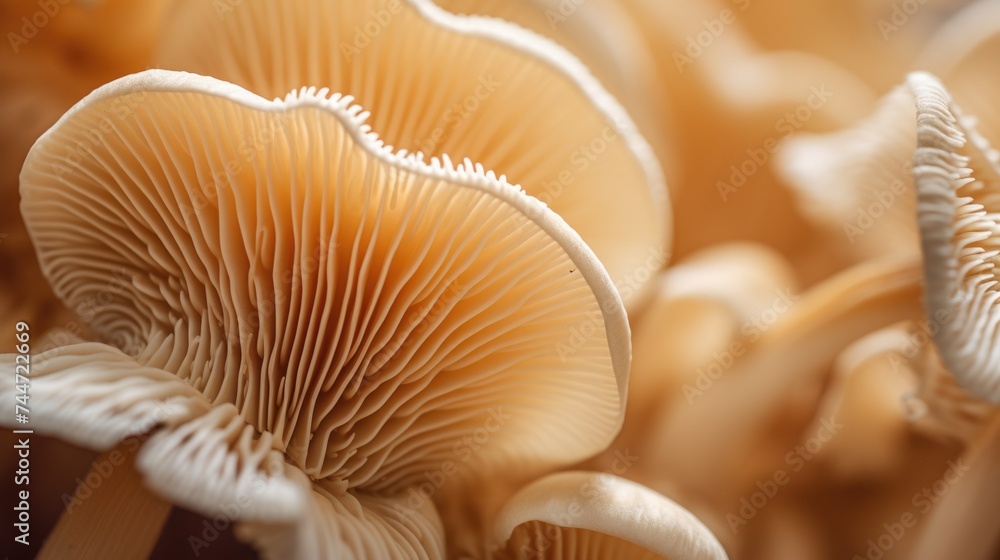 Close up shot of a group of mushrooms. Suitable for nature and food-related projects Close up shot of a group of mushrooms. Suitable for nature and food-related projects