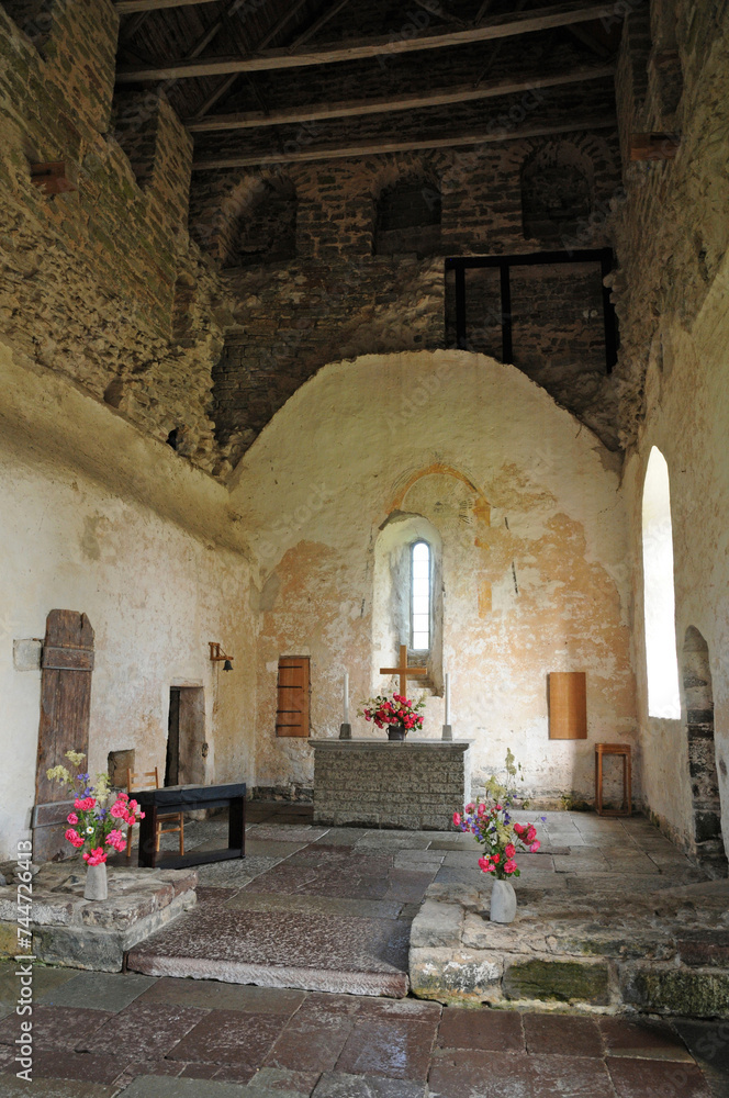 Sweden, the little old church of Kalla