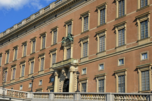 old and picturesque Royal Castle of Stockholm