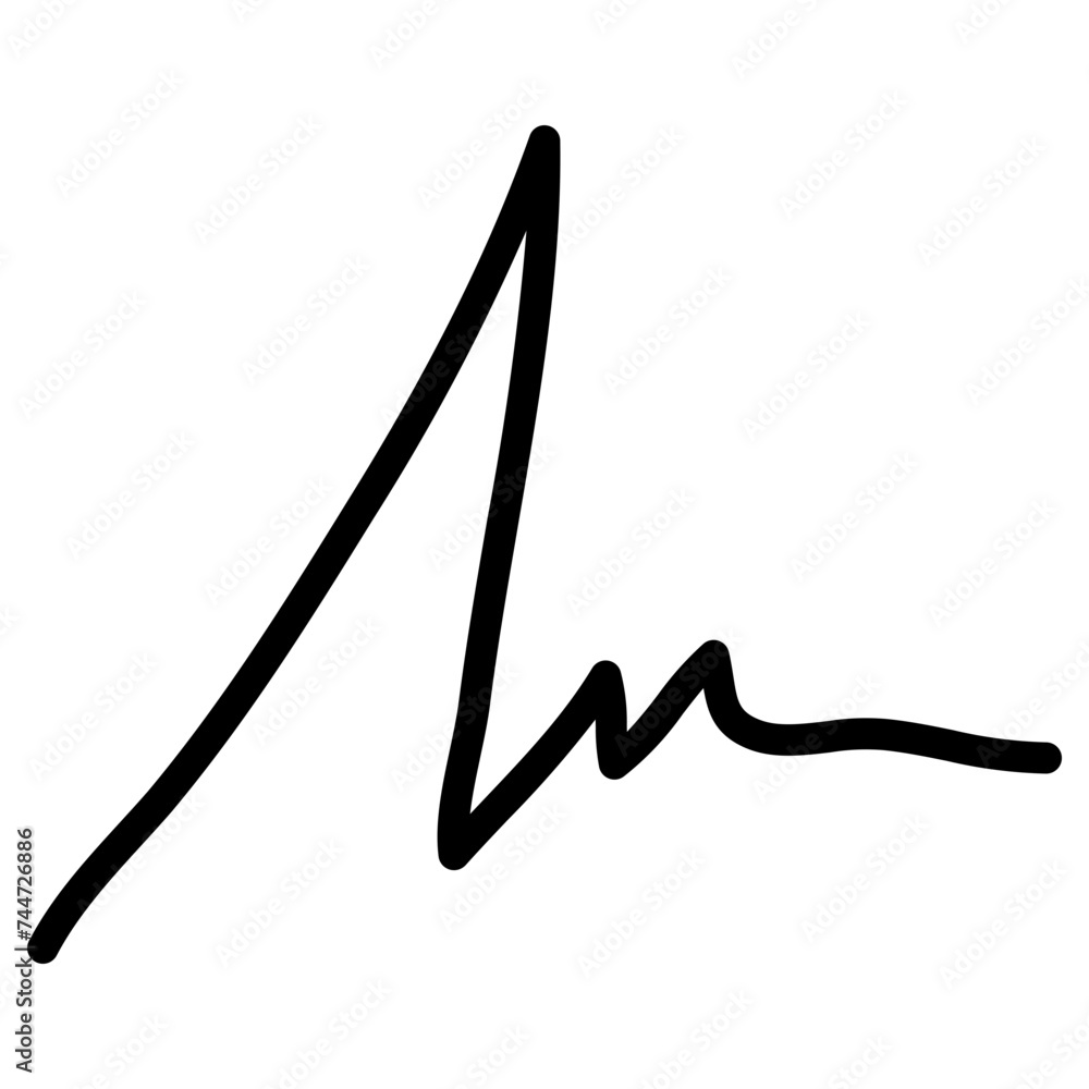Random Autograph Signature Icon Random Autograph Signature Icon