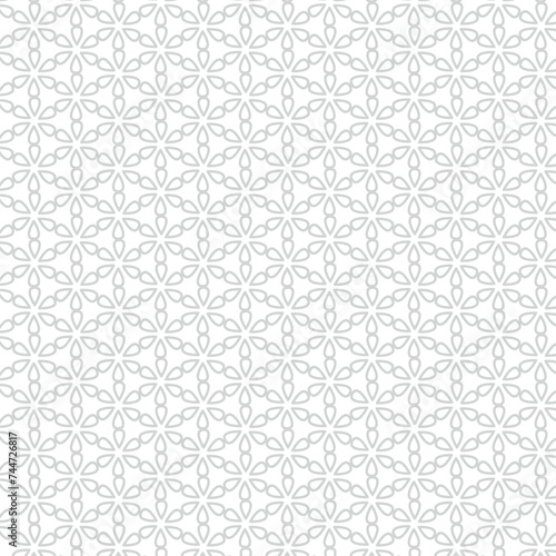 Wallpaper Mural Geometric seamless patterns, Abstract Geometric Repeated Floral Pattern Design Torontodigital.ca