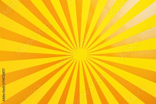A vibrant yellow sunburst background with rays of light shining through. Perfect for adding a burst of color to any design project