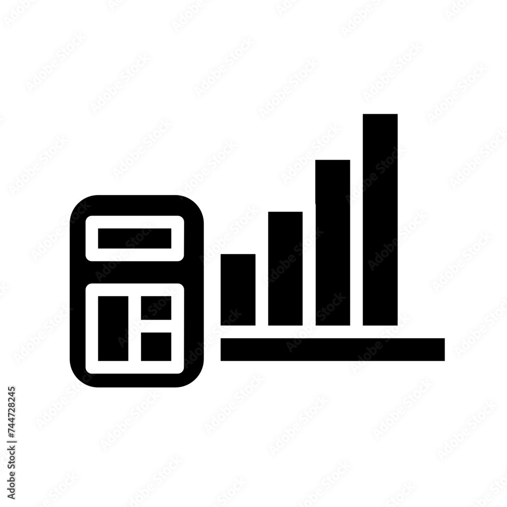 Asset Investment Long Glyph Icon Asset Investment Long Glyph Icon