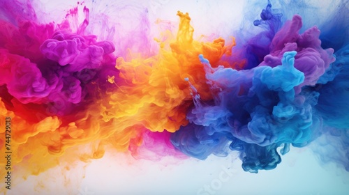 A vibrant cloud of smoke, suitable for various projects