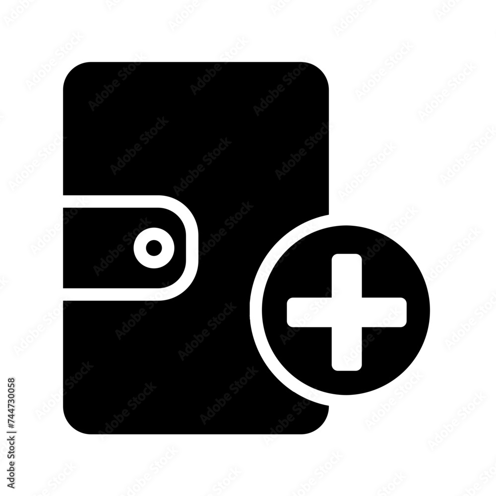 App Wallet Pay Glyph Icon App Wallet Pay Glyph Icon