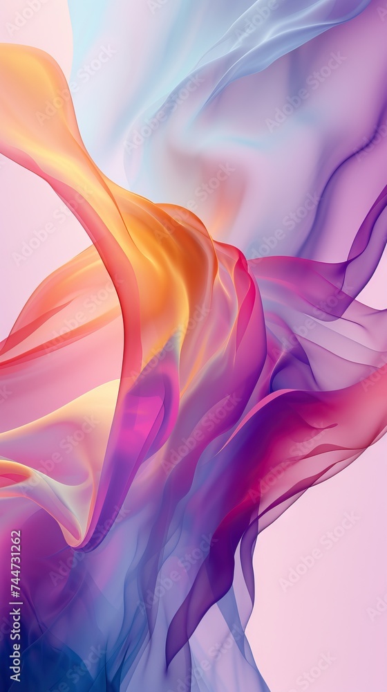Obraz premium Abstract colorful fluid art background