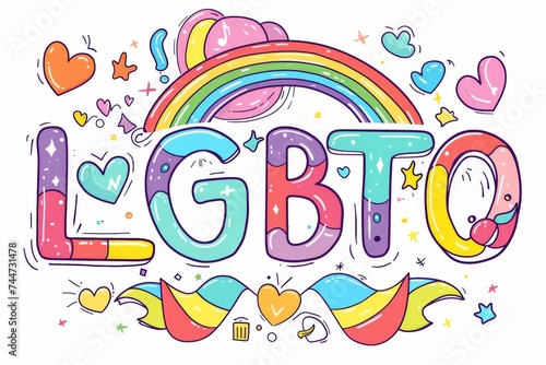 LGBTQ Pride genderwool. Rainbow assemblage colorful vivid tangerine diversity Flag. Gradient motley colored magenta LGBT rights parade festival gender representation pride community equality