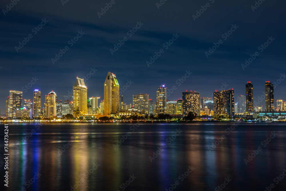 San Diego Skyline at Twilight