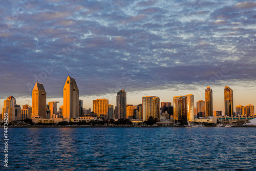 San Diego Skyline Sunset