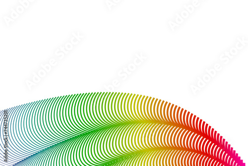 abstrac background with rainbow line vector