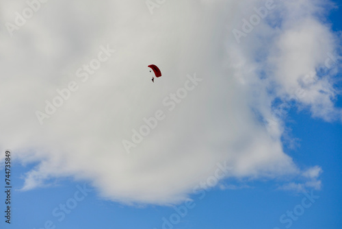 skydive in the sky