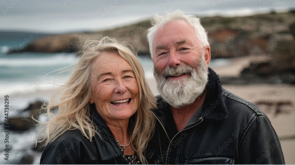 Smiling romantic couple looking camera. Happy Attractive friends walk beach. Beautiful Lovely pair honeymoon. Cute Hikers enjoy fun trip at summer coast. Two tourists date. Active tourism concept. Smiling romantic couple looking camera. Happy Attractive friends walk beach. Beautiful Lovely pair honeymoon. Cute Hikers enjoy fun trip at summer coast. Two tourists date. Active tourism concept.