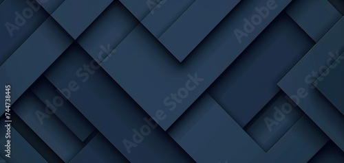 triangular shapes on a dark background abstraction, created using generative ai technology photo