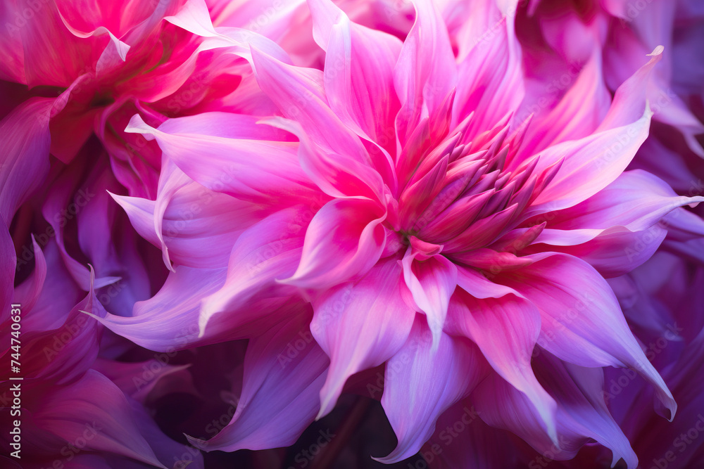 a vibrant and lively pink and lilac flowers in full bloom, abstract flower background a vibrant and lively pink and lilac flowers in full bloom, abstract flower background