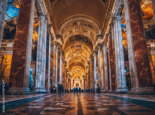 interior of the building Vatican  Italy  Rome 