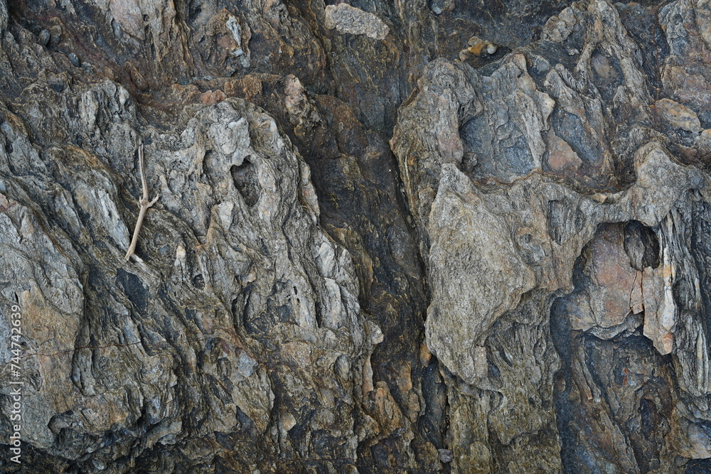 Fototapeta premium The natural texture of rock, stone, and earth. Background for the design.