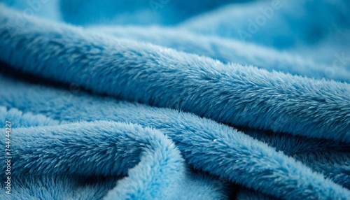 plush blue micro fleece background photo
