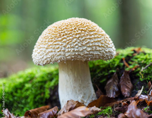 Lion's mane , (Hericium erinaceus ) also called monkey head mushroom, bearded tooth mushroom, satyr's beard, bearded hedgehog mushroom, pom pom mushroom, or bearded tooth fungus