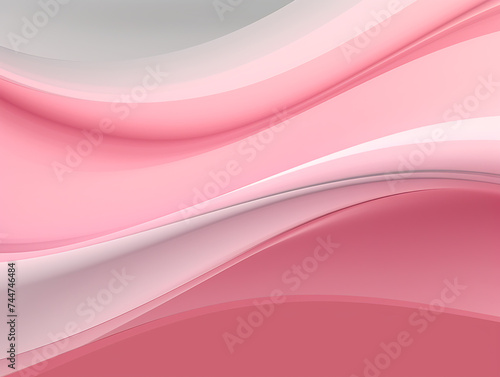 Abstract pink and grey gradient texture background with smooth waves