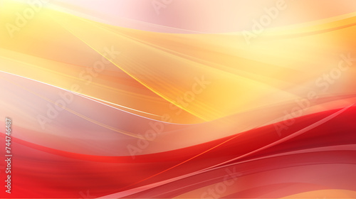 Abstract yellow and red gradient texture background with smooth waves