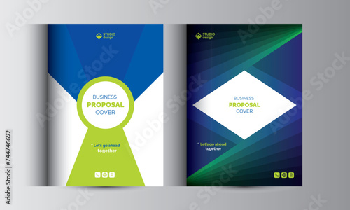 Corporate Business Proposal Cover Design Template