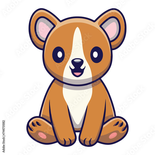 cute cat animal  drawing cartoon illustration