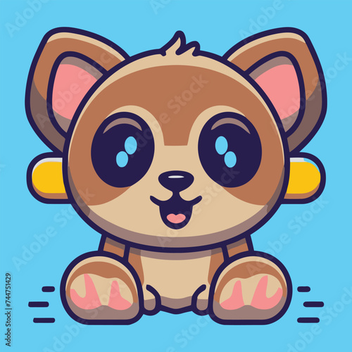 cute cat animal  drawing cartoon illustration