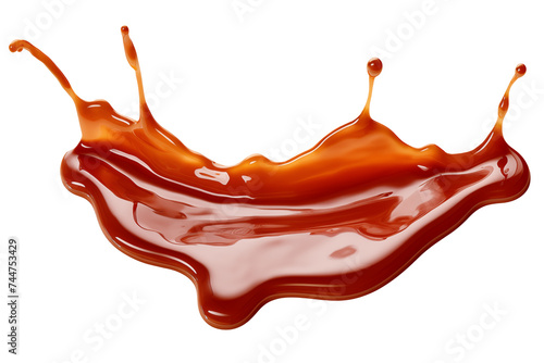 Delicious Barbecue Sauce PNG splash Isolated on Transparent and White Background - Grooming Products , Drop of liquid stroke With clipping path - Delicious healthy Food Cooking Restaurant advertising 