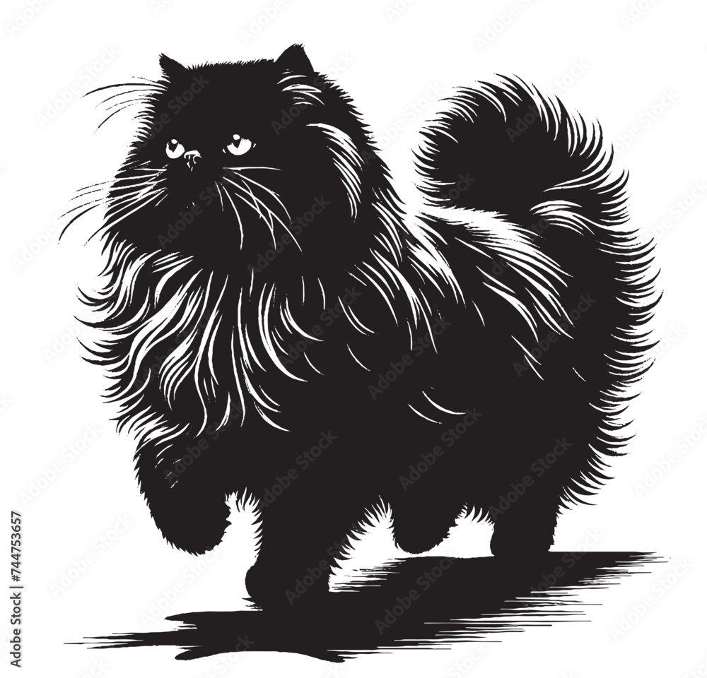 Obraz premium CATS SILHOUETTE