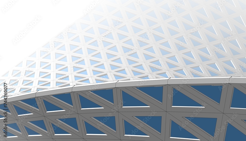 Absrtact modern architecture 3d rendering Absrtact modern architecture 3d rendering